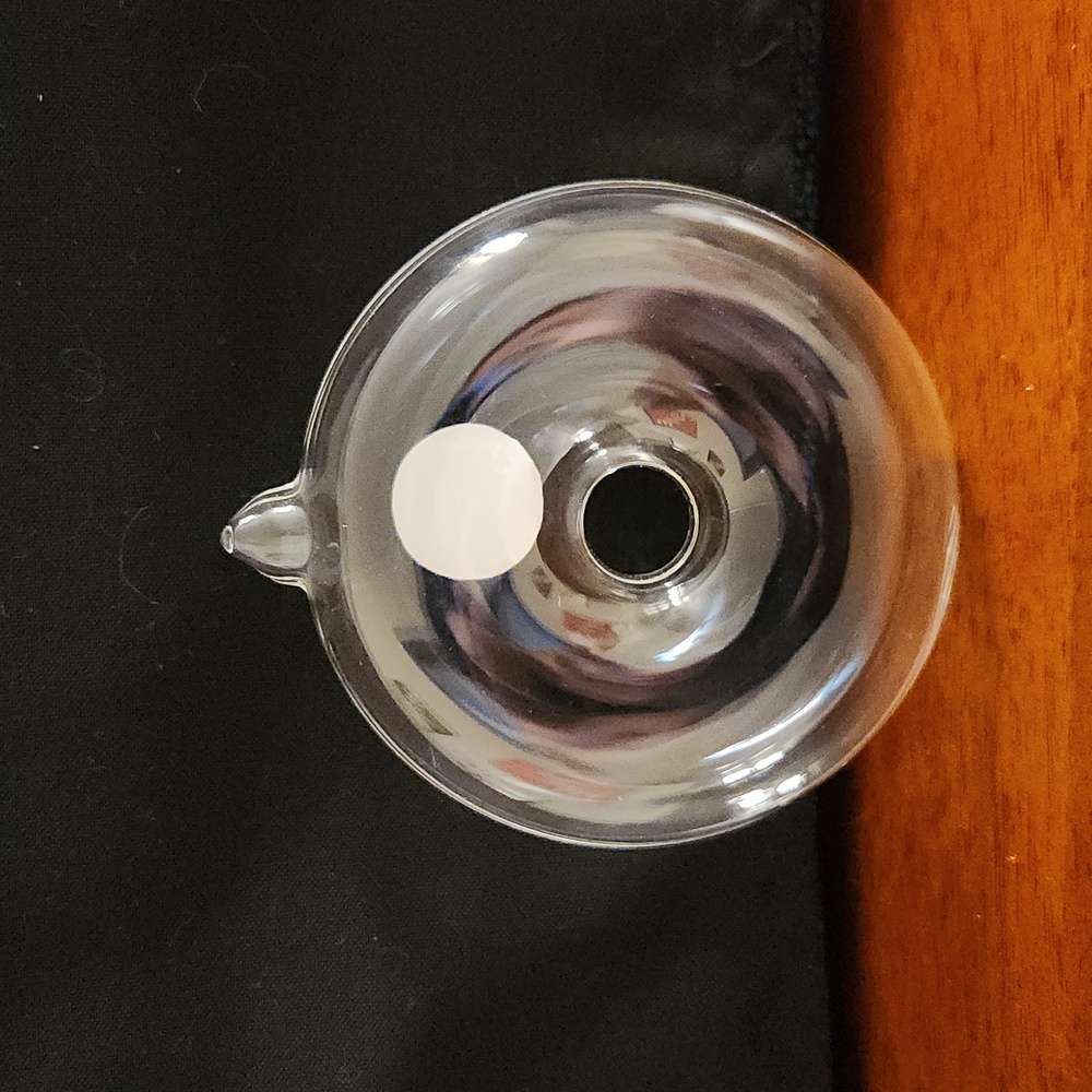 Set of 4 crystal floating flower rings